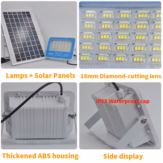 방수 태양광 LED 산업용 옥외 반사판 정원 LED 태양광 발전 조명