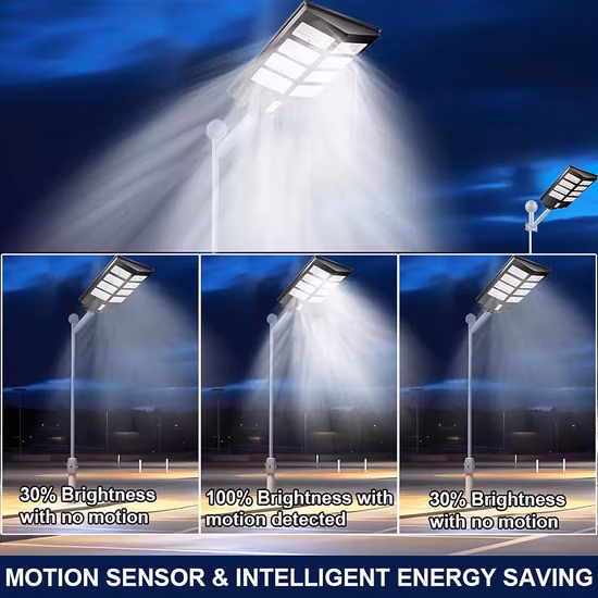 중국 태양열 제조업체 알루미늄 2000/1000/800/600/500W/400/300/200/100W LED 센서 IP66 거리 야외 올인원 카메라 ABS COB 벽 홍수 정원 도로 조명